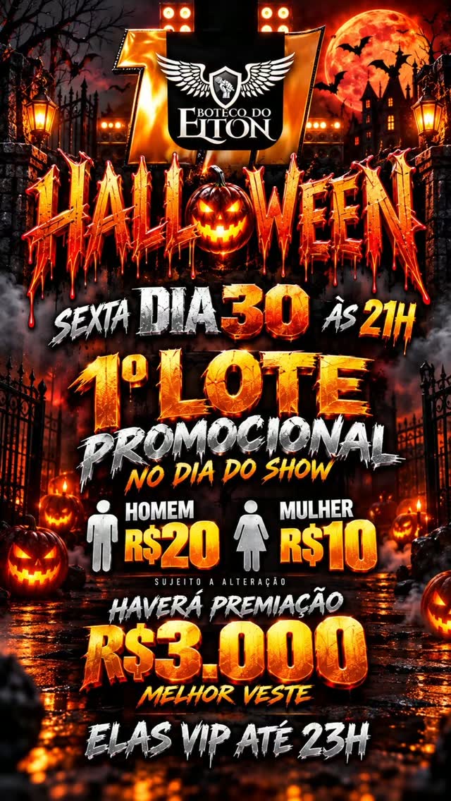 Halloween no Boteco do Elton