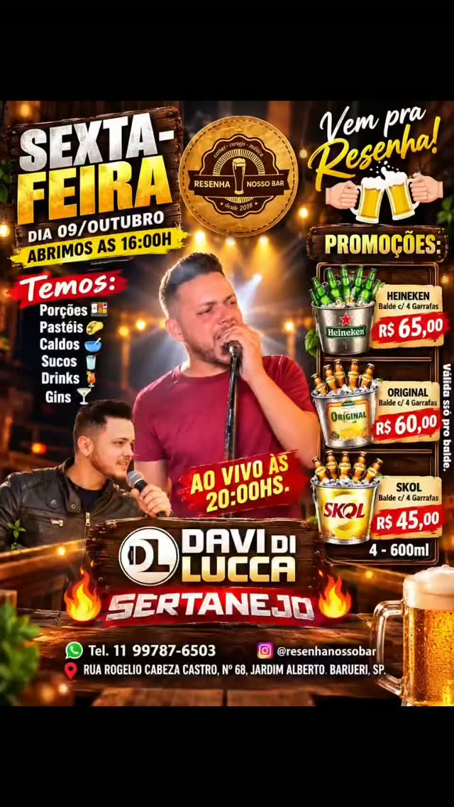 Sexta-Feira com Davi di Lucca Sertanejo