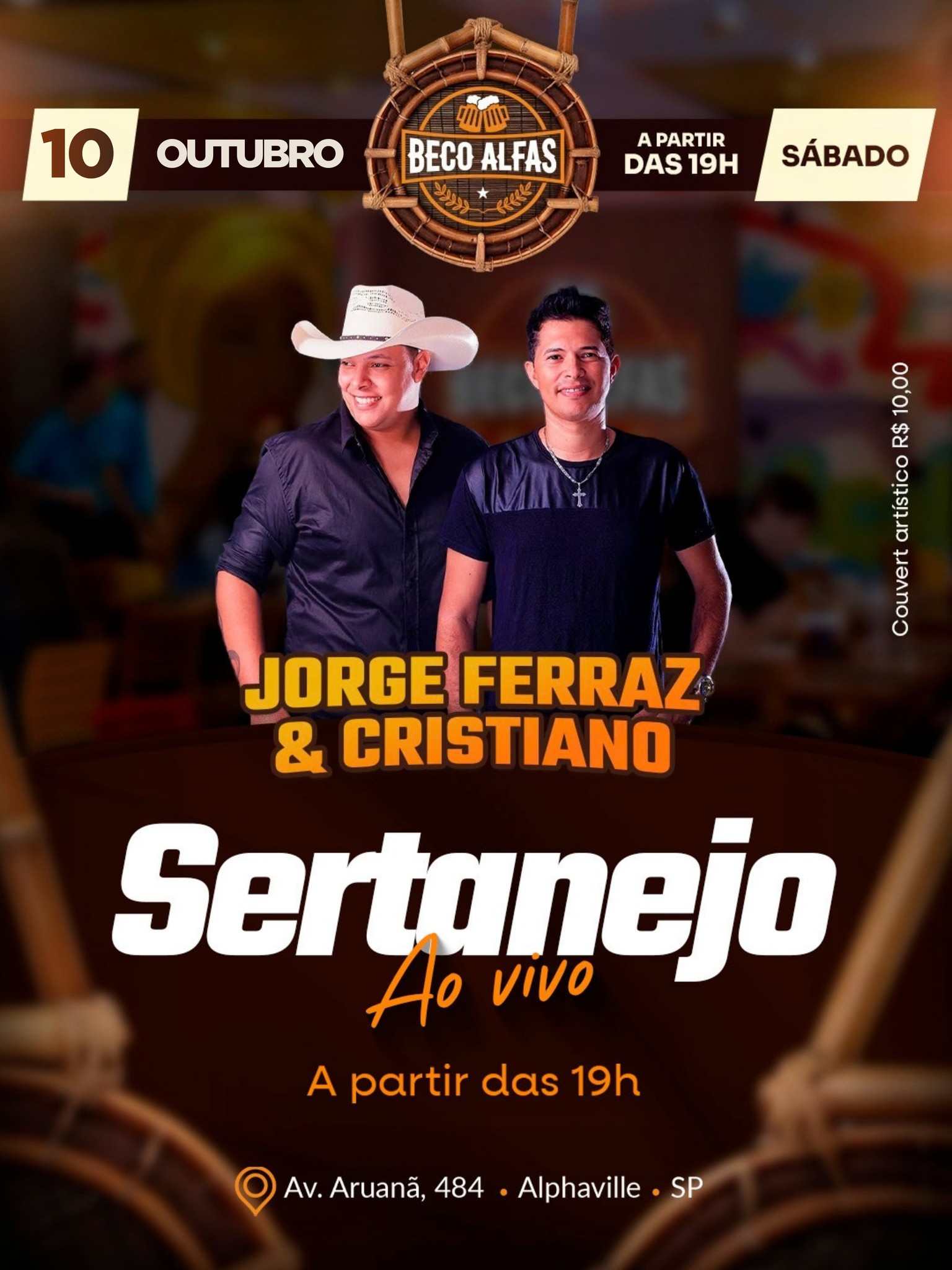 Noite Sertaneja com Jorge Ferraz & Cristiano