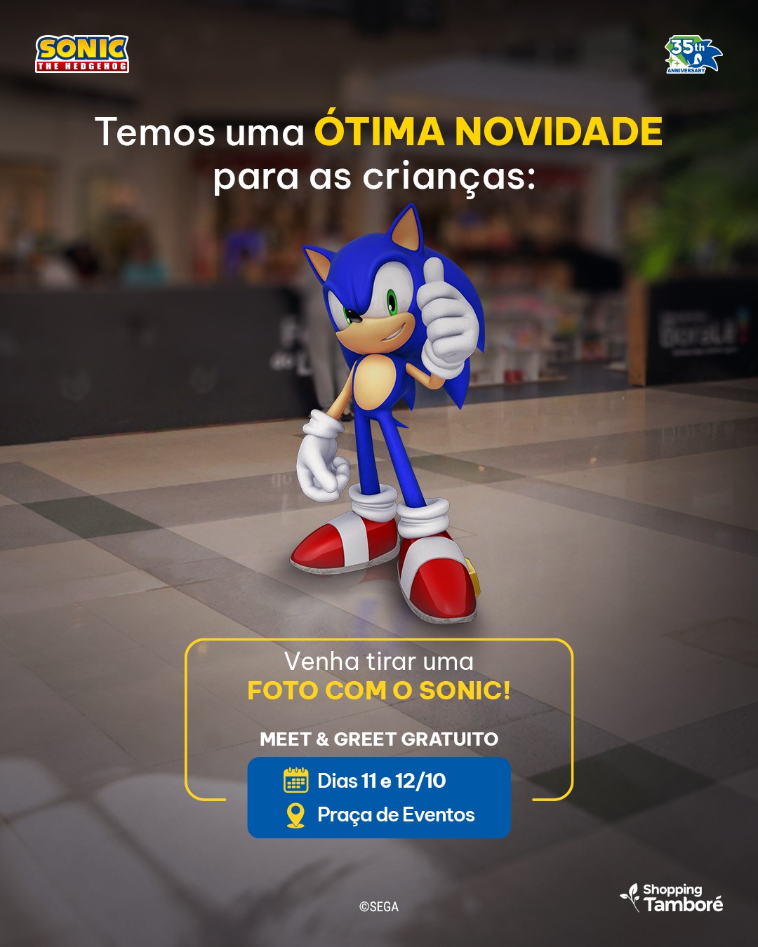 Meet & Greet com o Sonic