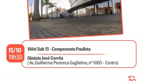 Vôlei Sub 13 - Campeonato Paulista