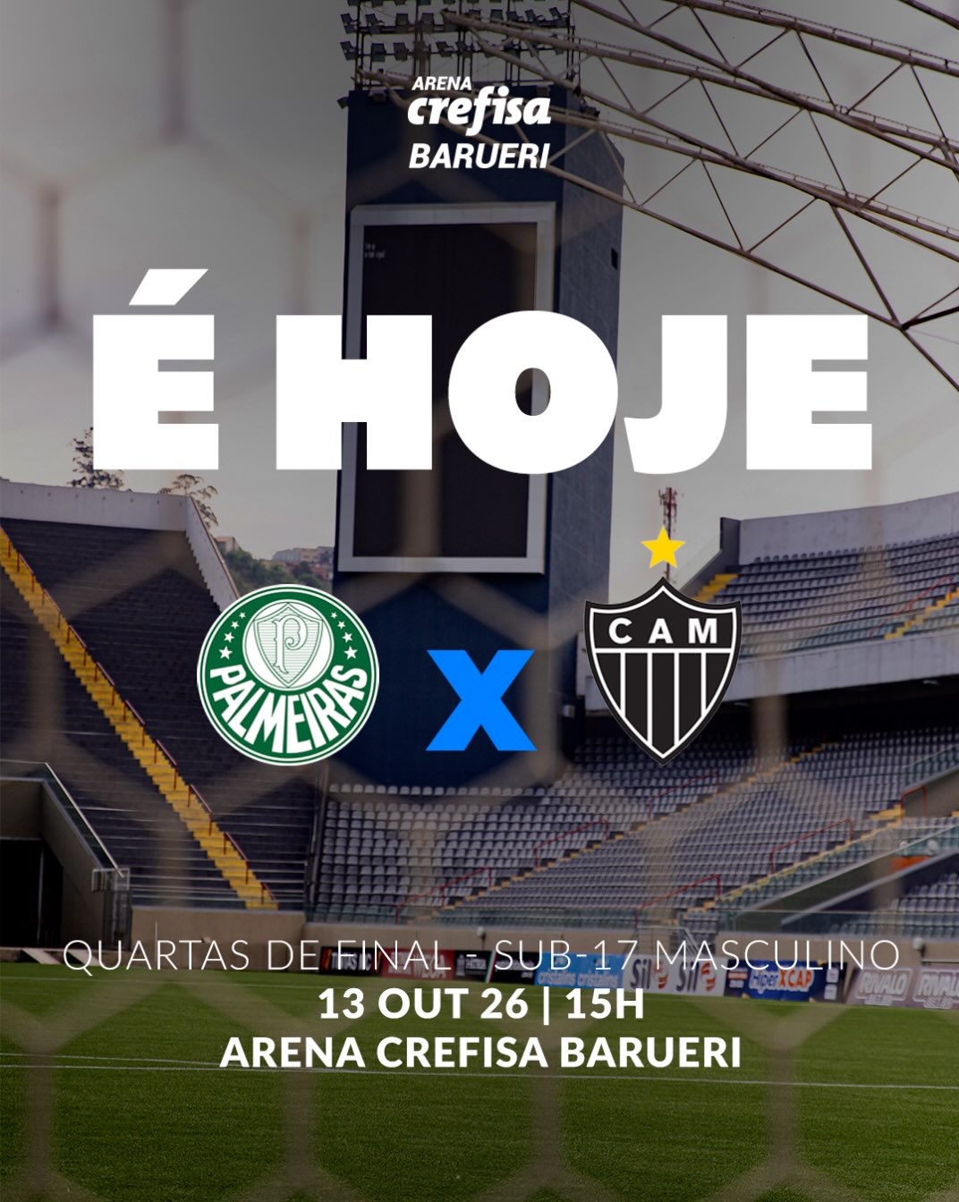 Quartas de Final Sub-17 Masculino: Palmeiras x Atlético-MG