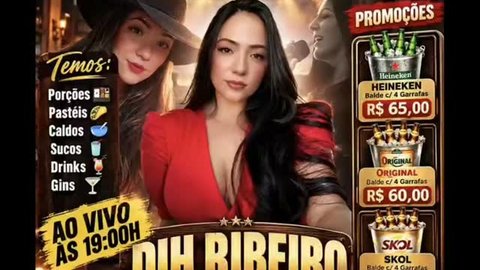 Sexta-feira com Dih Ribeiro no Resenha Nosso Bar