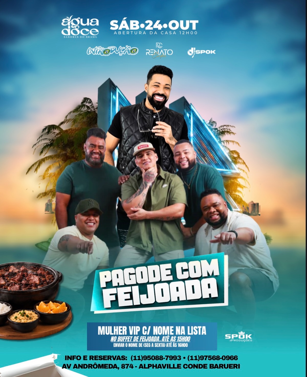 Pagode com Feijoada no Água Doce Conde