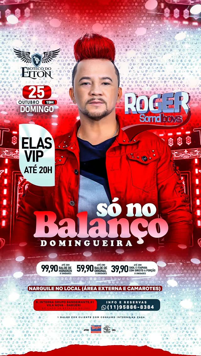 Roger Somdboys no Balanço Domingueira