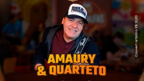 Feijoada à vontade com Samba ao vivo e Amaury & Quarteto