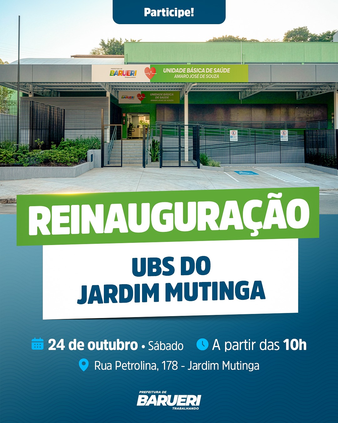 Reinauguração UBS do Jardim Mutinga