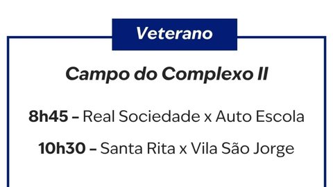 Semifinal Taça Barueri - Veterano