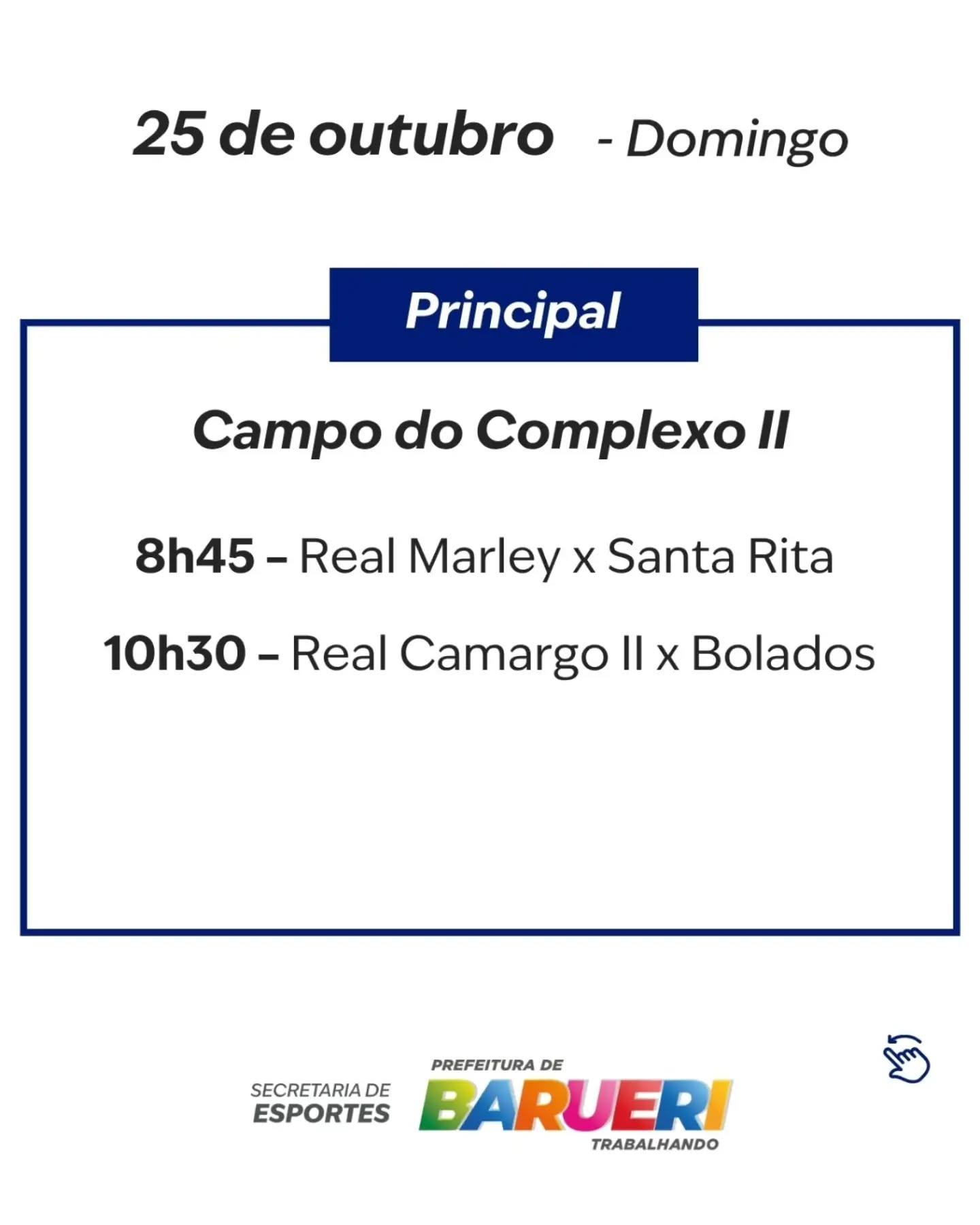 Semifinal Taça Barueri - Principal