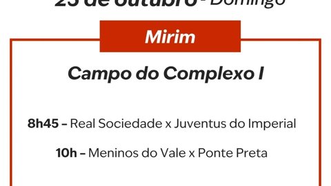Campeonato Amador de Barueri 2026 - Mirim