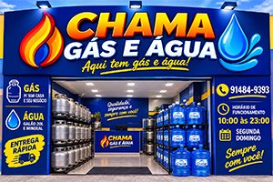 Chama Gás e Água