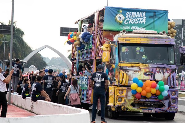 Marcha para Jesus reúne fiéis na Semana da Cultura Cristã