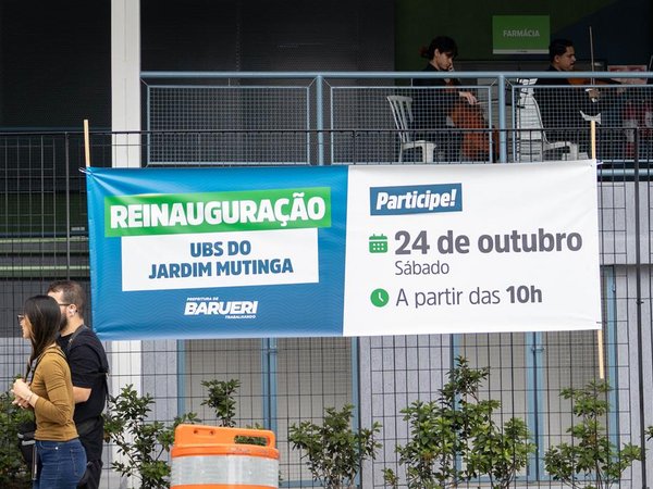 UBS do Mutinga é reinaugurada após obras de reforma e ampliação em Barueri