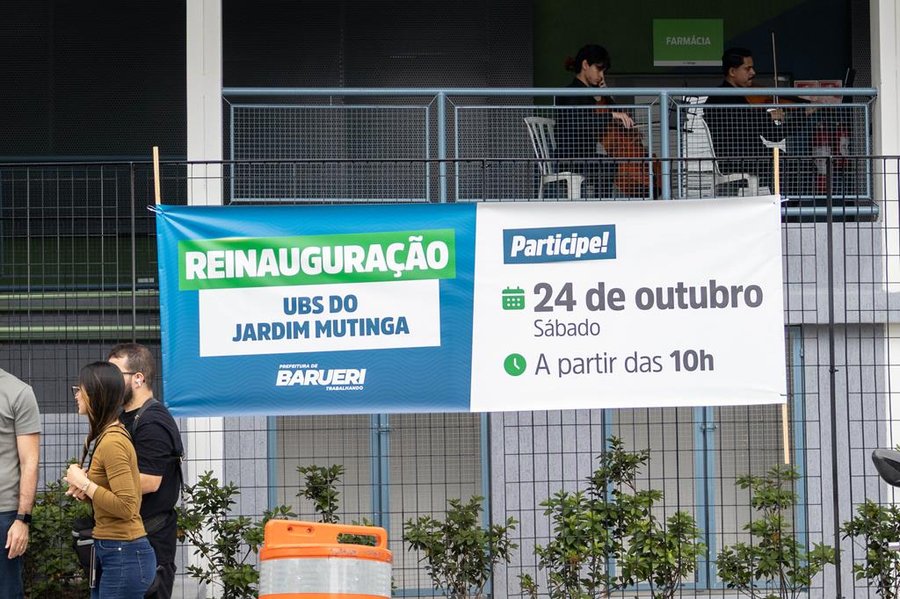UBS do Mutinga é reinaugurada após obras de reforma e ampliação em Barueri